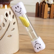 스마일 모래 시계 3분 양치시간 측정 430093, 핑크