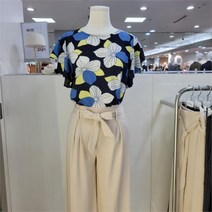 샤이린 샤이린 DP01 꽃무늬 러플 소매 블라우스 Sy2mbl613 (6999667)