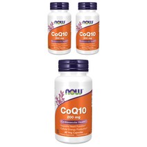 나우푸드 CoQ10 200mg 베지 캡슐 비건, 60개입, 3개