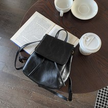 묘먀미 빈티지 인조가죽 여성 미니백팩 Z0240