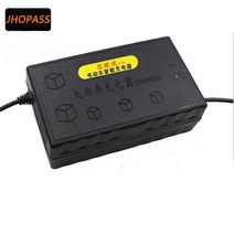 LED 디스플레이 80V 30AH 스마트 납산 배터리 충전기 자동차 세발 자전거/지게차/전자 출력 AC, 01 black_04 AU adapter