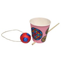 종이컵으로 죽방울 놀이 만들기 DIY만들기 DIY키트 유치원/만들기패키지/유치원미술세트/만들기수업재료/수업도구/만들기세트/미술시간/방과후수업/미술만들기재료/아동미술