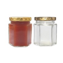 [유리병] 육각150 1개 150ml, 은색마개