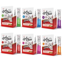 굿츄 고양이가좋아하는착한간식 6종(450g/30p) 대용량츄르, 연어&게살
