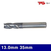와이지원 3014077 4F Ticn코팅엔드밀 13.0mm 35mm 95 (1EA)