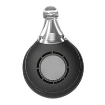 Ursmart 초음파 해충 구충제 모기 킬러 곤충 구충제 USB 충전식 벼룩 진드기 이끼 퇴치 장치 해충 제어 펜던트 목걸이, 33x14.5x45mm, 검정, ABS