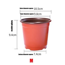 수경재배화분 행잉 포트 상추 벽걸이 베란다 텃밭 10/50/100pcs 플라스틱 성장 상자 모종 트레이 정원 식물, 01 50PC_02 L