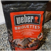 웨버 차콜 브리켓 4kg, 8kg, 5개