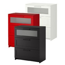 [이케아] BRIMNES 3단 서랍장, 색상:화이트_002.180.23