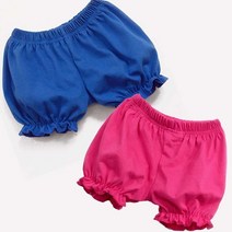 보니또 국산 깜찍 칼라블루머 유아 반바지 돌복 여름옷 블루머 여아 여름 바지 아기 실내복 촬영의상 신생아
