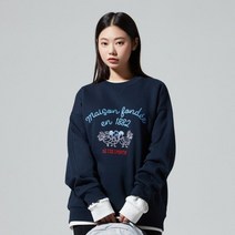 [르꼬끄] 긴팔티 JQS QM423LFSD1-TNV 그래픽 기모 맨투맨 TNV