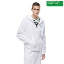 베네통 베네통 Basic hoodie zip-up jumper 0F_3J73J5217_101