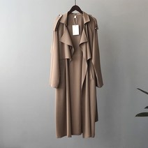 넷투넷코리아 여성 자켓 트렌치코트 정장 루즈핏 롱 심플 아우터