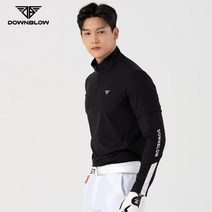 기능성 골프웨어 남성 기모 긴팔티셔츠