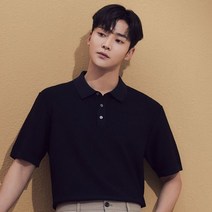 앤드지 남성 에코 카라 반팔 니트 BOE2ET1002