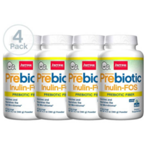 Jarrow Formulas Prebiotic Fiber Inulin FOS 자로우 프리바이오틱 이눌린 분말 가루파우더 6.3oz(180g) 4팩, 2팩, 180g