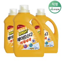 브라이트 베이킹소다 액체세제 5L x 3개, 단품