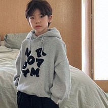 느엘 유아용 주니어용 에비씨겨울긴팔후드티