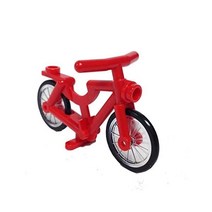 LEGO 부품: 자전거 전체 조립품 빨간색