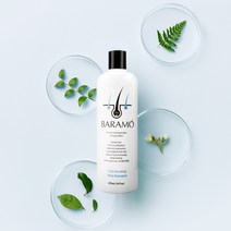 바라모 마일드 샴푸 Anti-DHT 475ml 탈모특허 보건산업대상수상 탈모제품의 알콜 살리실산 비포함 남성 여성 모발강화 자연유래 특허성분 출산후모발손실, 1개, 300ml