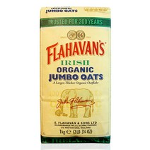 플라하반 점보 오트플레이크 유기농, 1kg, 3개