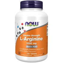 나우푸드 엘 아르기닌 L-Arginine 1000mg 120 캡슐, 1개, 120정