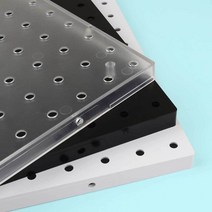 플라스틱 타공판 페그보드 타공보드 타공판넬 타공패널, 흰색, 기본