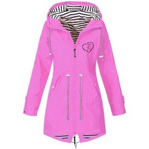 여성 레인코트 비옷 우비 자켓 코트 야외 하이킹 옷 방수 방풍 전환 후드 탑 의류 패션