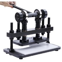 수동 톰슨기 도무송기계 가죽 슬리터 컷팅기 펀칭, 260X.160mm  스트로크 12mm