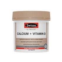 스위스 울티 부스트 칼슘 + 비타민 D 타블렛, 150개입, 4개