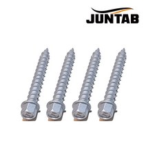 육각머리 목재용 스크류볼트 육각피스 델타 38~300mm, 65mm(100개), 1개