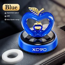 딥디크차량용방향제 카디퓨저 자동차향수탈취제볼보 자동차 공기 청정기 솔라 애플 모델 센터 콘솔 장식, 02 파란