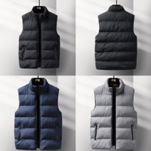 오너클랜 남여공용 커플룩 캐주얼 패딩 조끼 빅사이즈 3컬러