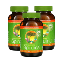 뉴트렉스 하와이 하와이산 스피룰리나 400정 3통 스피루리나 Spirulina