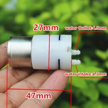 견고한 마이크로 310 모터 워터 펌프 DC 3.7V 5V 6V 다이어프램 자체 프라이밍 USB 소형 진공 미니, 한개옵션0