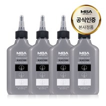MBA 탈모완화 탈모기능성 손상모 집중케어 모발아 더마 스칼프 블랙턴 헤어 트리트먼트 150ml, 4개