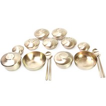 [박씨상방] (거창유기)고급 연잎개량 혼수용 칠첩반상기세트