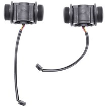 2PCS 물 유량 센서 연료 유량계 물 미터 센서 유량계 물 센서 카운터 표시 FS400A G1 DN25 1-60L / 분, 보여진 바와 같이, 하나