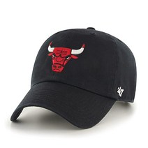 NBA 모자 시카고 불스 47 Brand Clean UP Bulls HAT OSFA Black