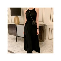 [캣츠원피스] 홀터넥나시 랩롱스커트 여름투피스세트