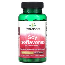 스완슨 Swanson 소이 이소플라본 750mg 60캡슐, 1개, 60정
