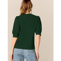 SHEIN Privé 엘레강스 플레인 블라우스