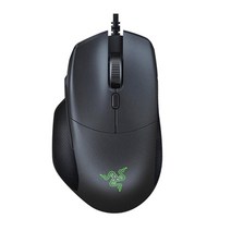 스타크래프트마우스 서든어택 버티컬 손목보호 Razer Basilisk Essential 유선 게임용 마우스 6400 DPI 광학 센서 RGB 다채로운 조명 7개 가능 138, 검은 색