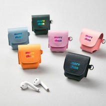 호환용 홀로그래픽 에어팟 케이스 레더, 파우더블루, 본상품선택, 파우더블루