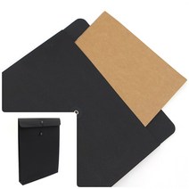 위월천 끈 서류봉투 블랙 고급대봉투 서류대봉투 두꺼운봉투