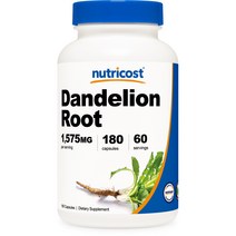 뉴트리코스트 단델리온 민들레 뿌리 추출물, 1575mg, 1개, 180정