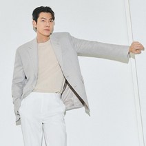 파렌하이트 베이지멜란지 투톤 매쉬 자켓FGE306BEM