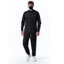 쿵푸의상 도복 전통의상 쿵푸 정장 세트 망 중국 당나라 Hanfu 무술 옷 셔츠 전통 날개 천 태극권 유니폼