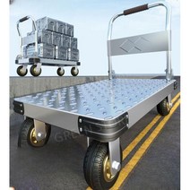 강판 운반 대차 창고 L카 트롤리 중량물 짐수레 밀차 카트 끌차, 초대형강판125x75초대형6인치초저소음비콘휠하중2600