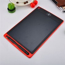 웹툰그리기 그림그리는패드 일러스트 8.5 인치 전자 드로잉 보드 lcd 화면 쓰기 태블릿 디지털 그래픽 드로잉 태블릿 전자 필기 패드 보드 + 펜, 빨간색
